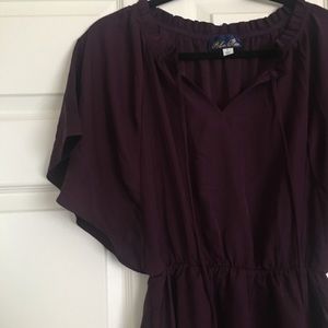 Francesca’s Plum Dress